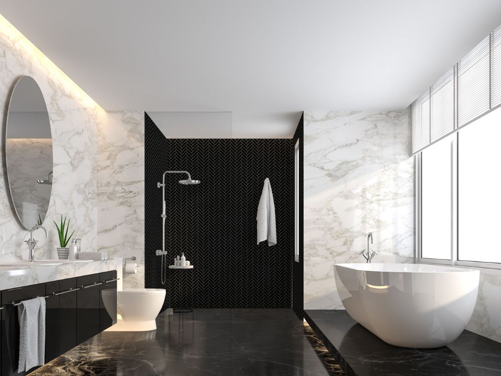 Badezimmer im Dachgeschoss - eine Herausforderung