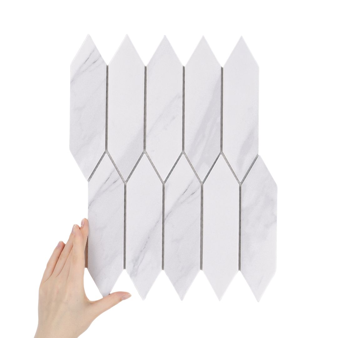 Fliese Hexalong Marble Matt