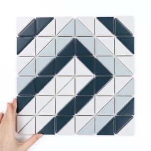Fliese Aztec Linear Blue Matt
