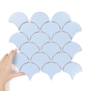 Fliese Flabellum Light Blue Matt