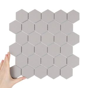 Fliese Hexagon Groß Graphit Antirutsch