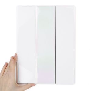 Fliese Metropolis Holo White Glänzend (3er Set)