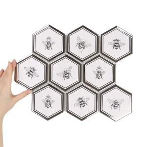 Fliese Hexagon XL Queen Bee Silver