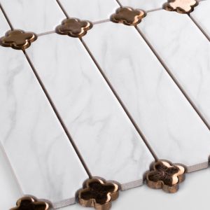 Fliese Cecile Marble Matt Klee Vintage Gold