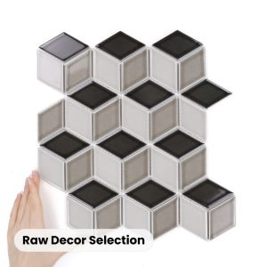 Fliese Diamond Art Deco Glänzend