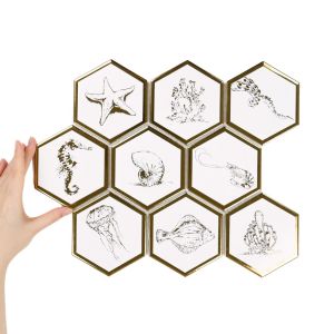 Fliese Hexagon XL Queen Sea Octopus