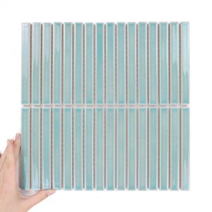 Fliese Stick Aqua Glänzend