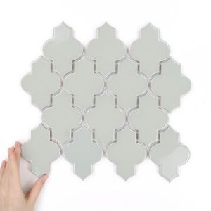 Fliese Arabesque Dover Sage glänzend