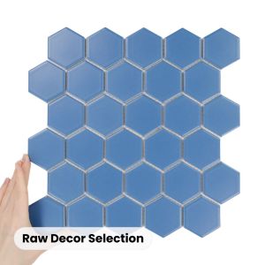 Fliese Hexagon Groß Old Navy Matt