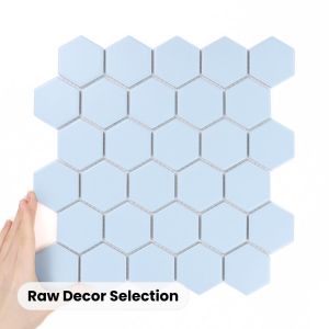 Fliese Hexagon Sky Blue Matt