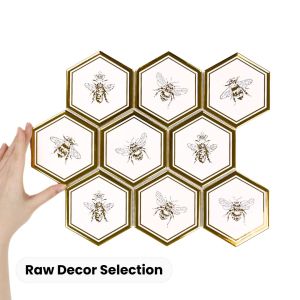 Fliese Hexagon XL Queen Bee Gold