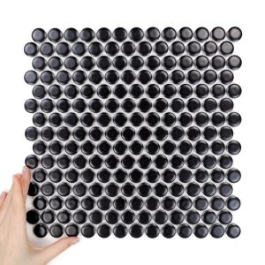Fliese Candy Schwarz Matt