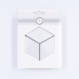 Musterfliese: Diamond White Star Glänzend