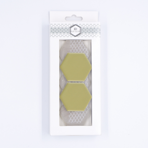 Musterfliese: Hexagon Groß Golden Olive Matt