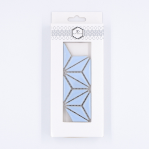 Musterfliese: Constellation Light Blue Glänzend