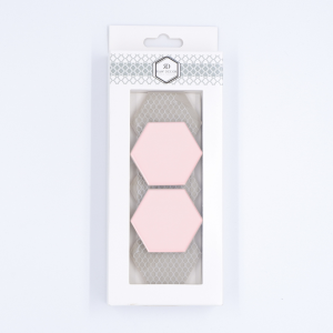 Musterfliese: Hexagon Groß Pink Matt