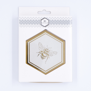 Musterfliese: Hexagon XL Queen Bee Gold - Bee Kollektion