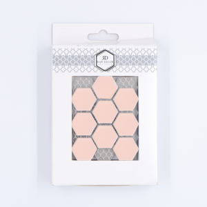 Musterfliese: Hexagon Klein Pink Matt