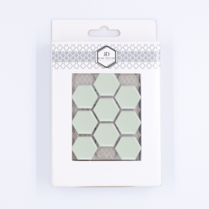 Musterfliese: Hexagon Klein Pistachio Matt
