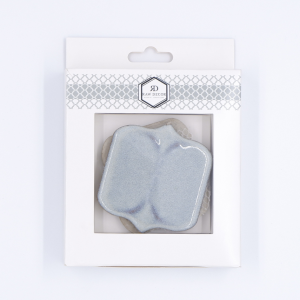 Musterfliese: Arabesque Antique Grey Glänzend
