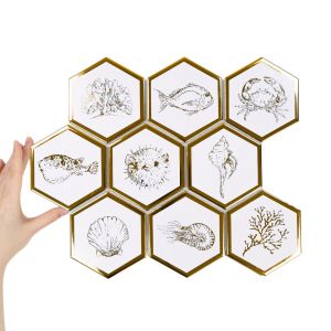Fliese Hexagon XL Queen Sea Coral
