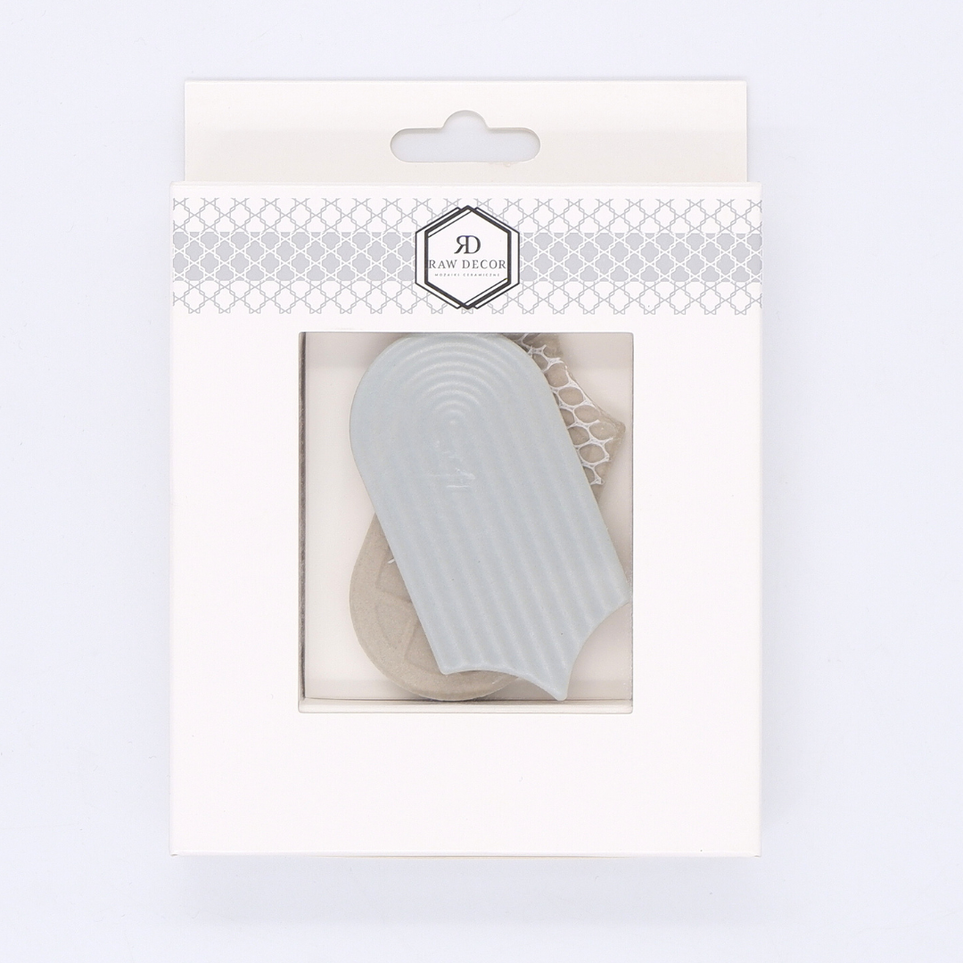 Musterfliese: Wave Smokey Sage Matt