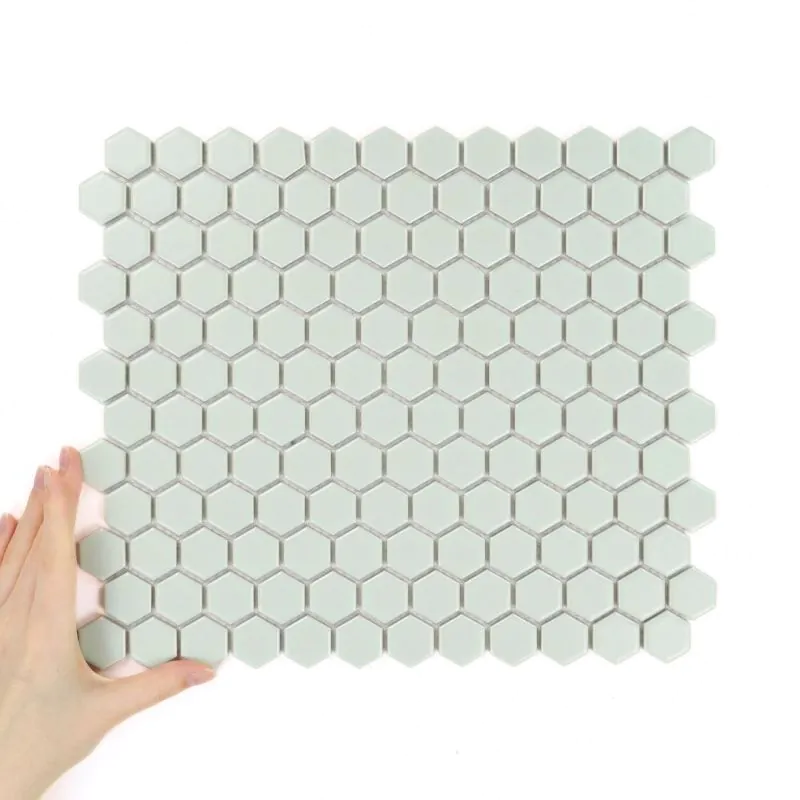 Fliese Hexagon Klein Pistachio Matt