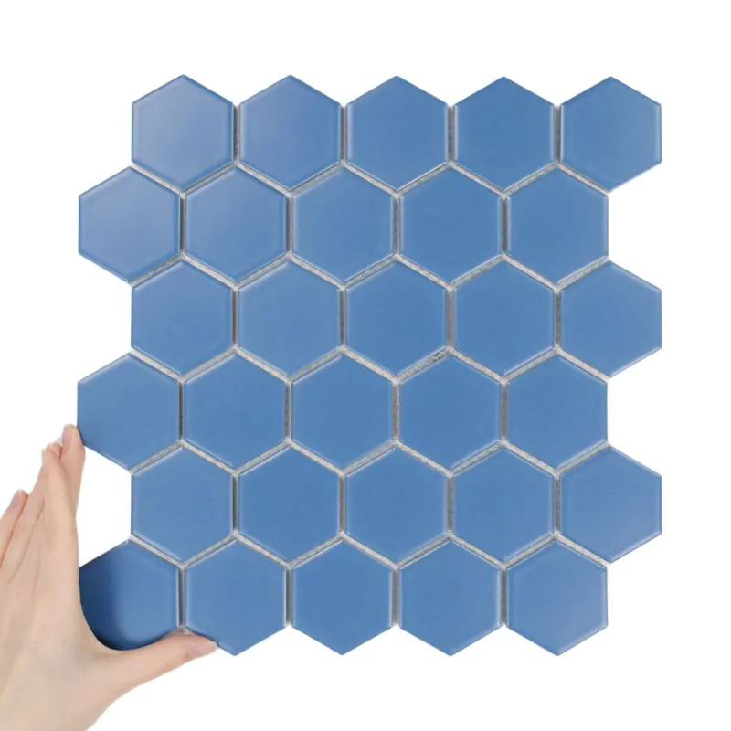 Fliese Hexagon Groß Old Navy Matt