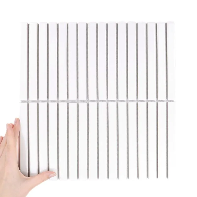Fliese Stick Weiß Glänzend