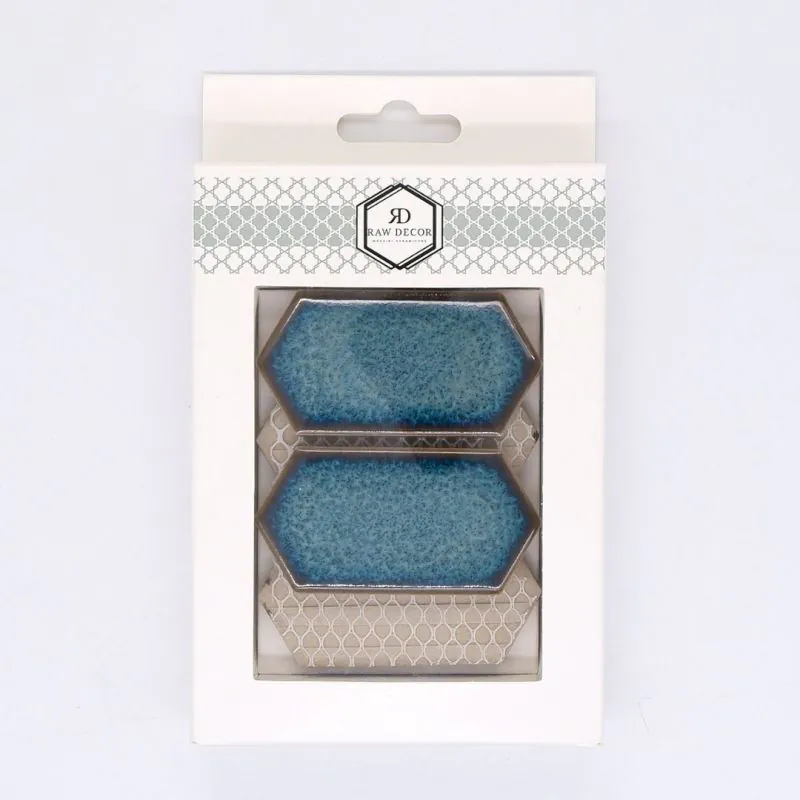 Musterfliese: Hexalong Adriatic Glänzend