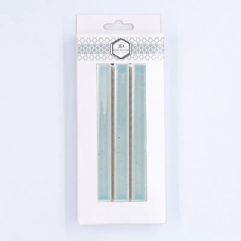 Musterfliese: Stick Aqua Glänzend