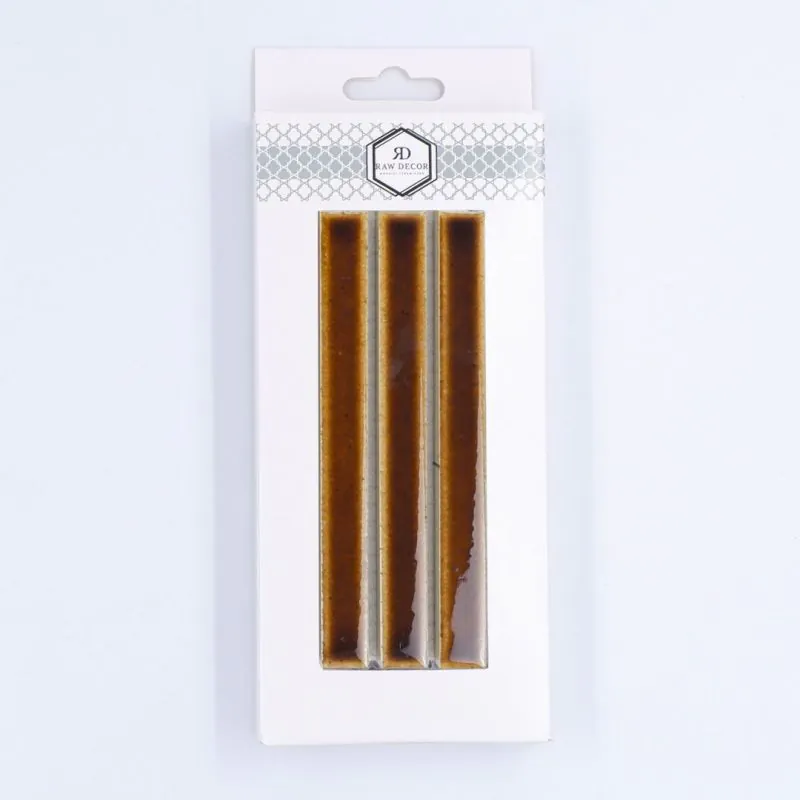 Musterfliese: Stick Cinnamon Glänzend