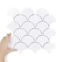 Fliese Flabellum White Matt
