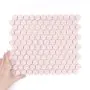 Fliese Hexagon Klein Pink Matt