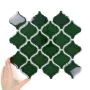 Fliese Arabesque Groß Emerald Glänzend