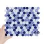 Fliese Hexagon Klein Sea Mix Glänzend