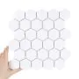 Fliese Hexagon Groß Weiß Matt