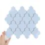 Fliese Arabesque Dover Serenity Blue Glänzend