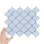 Fliese Arabesque Mittelgroß Baby Blue Glänzend