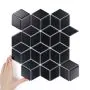 Fliese Diamond Schwarz Matt