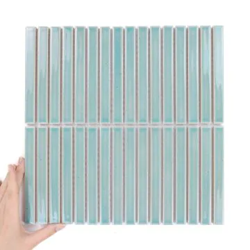 Fliese Stick Aqua Glänzend