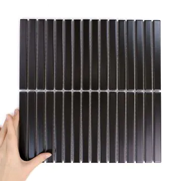 Fliese Stick Schwarz Matt