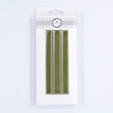 Musterfliese: Stick Olive Glänzend