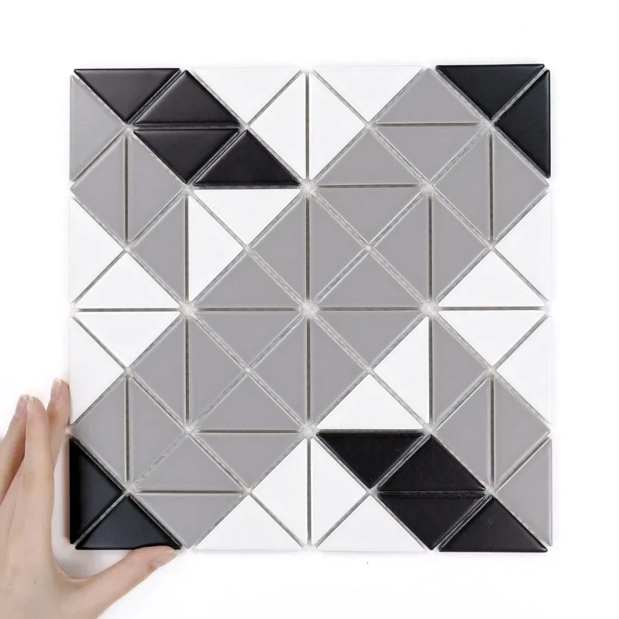 Fliese Aztec Vector Grey Matt