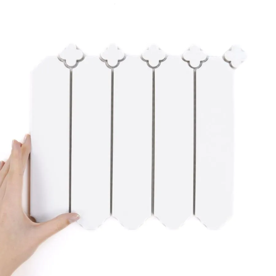 Fliese Cecile White Glänzend