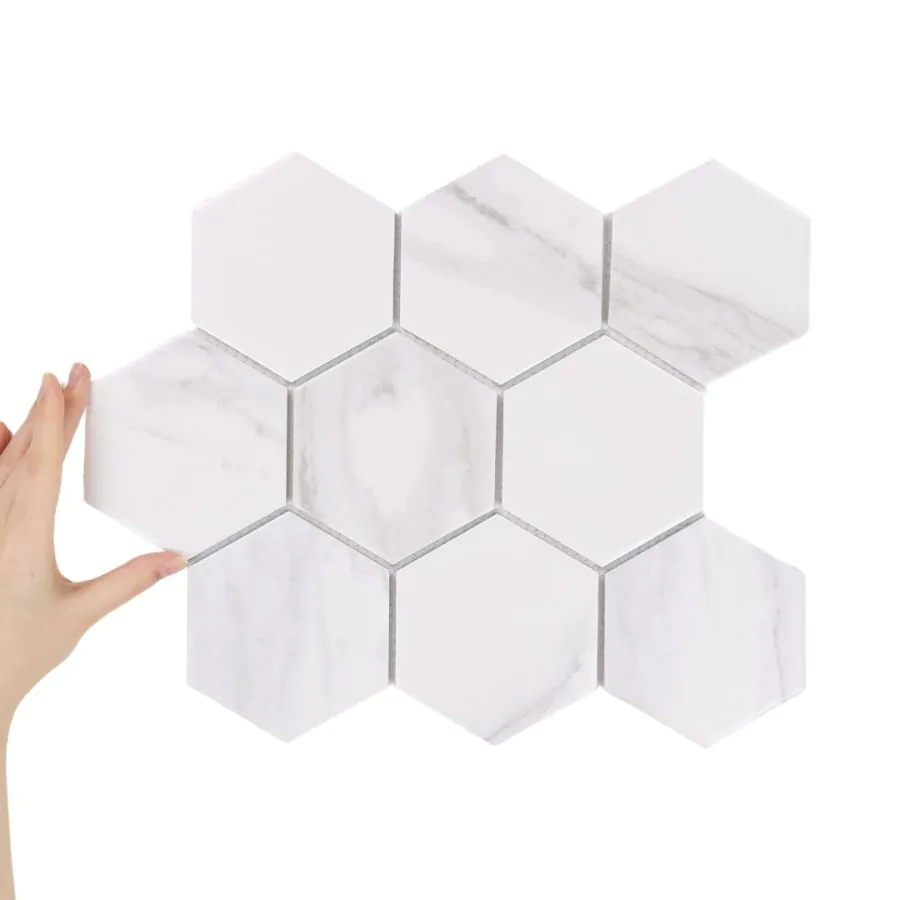 Fliese Hexagon XL Marble Matt