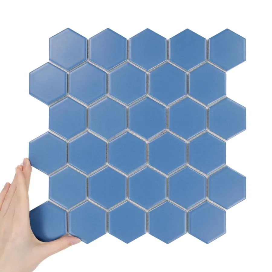 Fliese Hexagon Groß Old Navy Matt