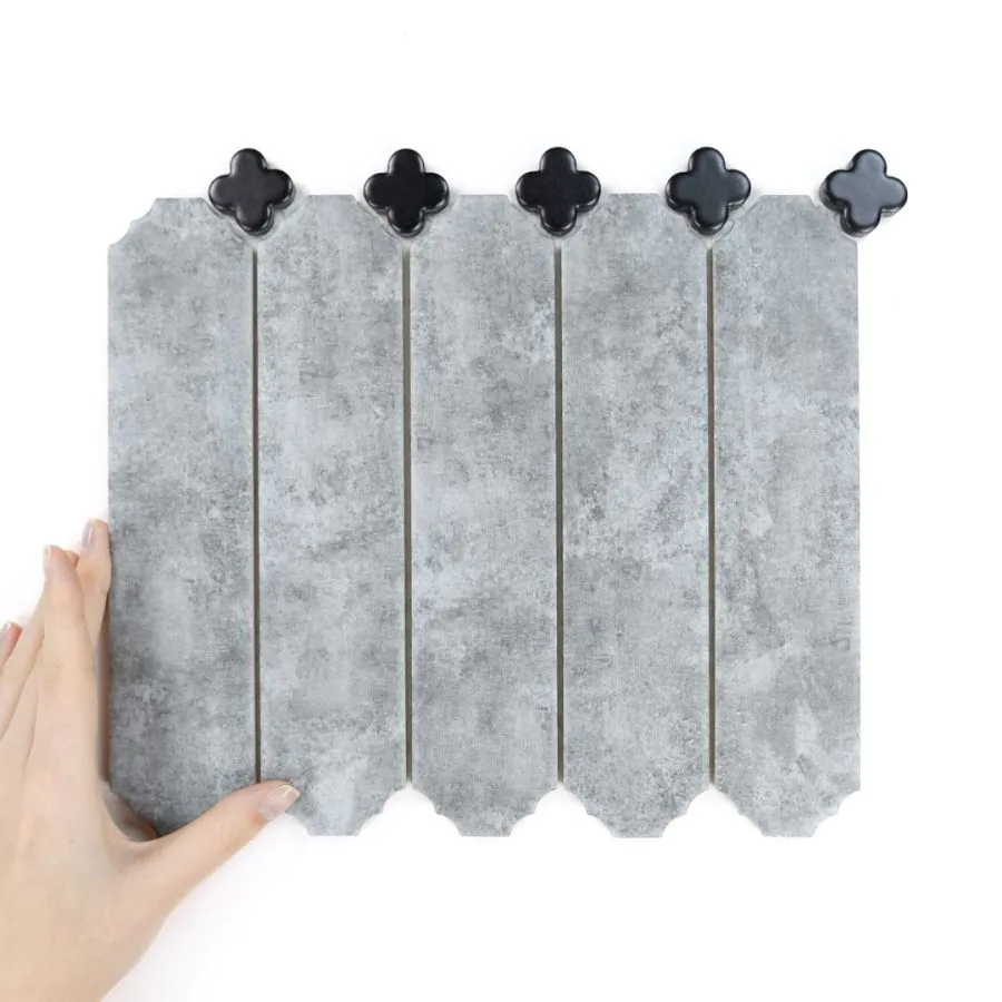 Fliese Cecile Concrete Matt Klee Black