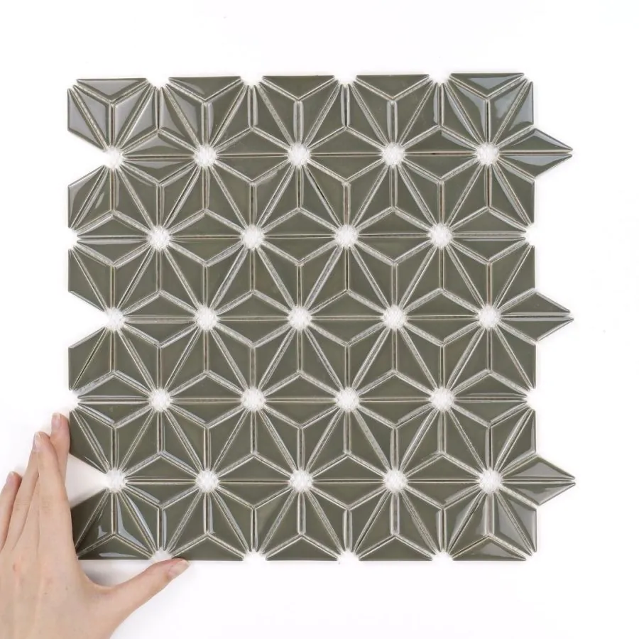 Fliese Constellation Dark Grey Glänzend