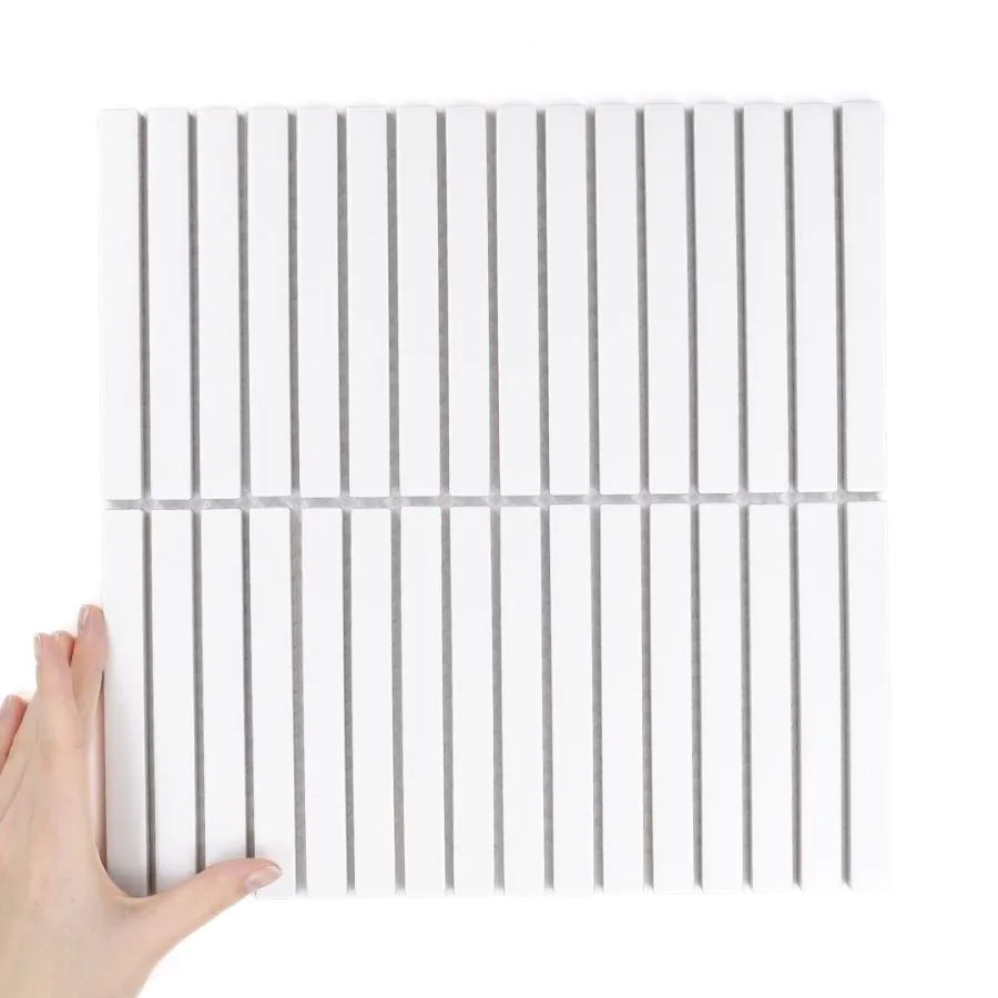 Fliese Stick Weiß Matt